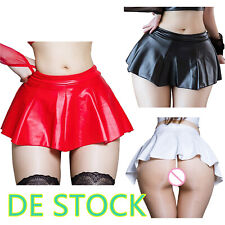 Damen wetlook lederrock gebraucht kaufen  Bremen