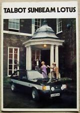 Lotus sunbeam talbot for sale  LEICESTER