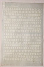 Letraset 48pt futura d'occasion  Tremblay-en-France
