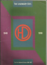 Book. 51st highland for sale  BOLDON COLLIERY