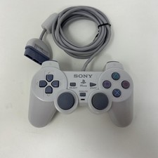 Controle analógico oficial Playstation 1 PS1 com fio PSOne cinza SCPH-110 comprar usado  Enviando para Brazil