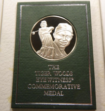 TIGER WOODS 1997 GOLF YOUNGEST MASTERS VENCEDOR CAIXA MOEDA PRATA CERTIFICADO DE AUTENTICIDADE RARO 1TW3 comprar usado  Enviando para Brazil