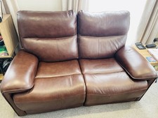 Brown leather seater for sale  ARBROATH