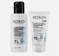 REDKEN ACIDIC BONDING CONCENTRADO SHAMPOO 75ml e conjunto CONDICIONADOR 50 ml comprar usado  Enviando para Brazil