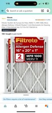 Filtrete 16x20x1 furnace for sale  Carrollton