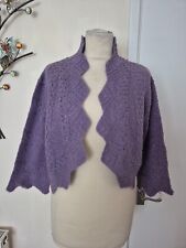 lilac shrug cardigan for sale  WALSALL