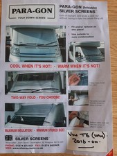 Motorhome silver screen for sale  CARDIFF