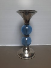 Blue candle holders for sale  Mackinaw