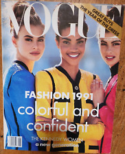VOGUE Magazine January 1991 Niki Taylor Stephanie Roberts Audrey Benoit comprar usado  Enviando para Brazil