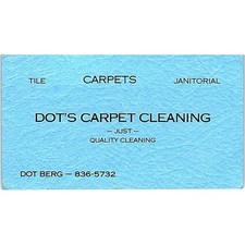 Dot carpet cleaning for sale  Hinckley