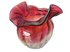 Vase fenton canneberge d'occasion  Laillé