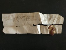 1572 parchemin cachet d'occasion  Le Thor