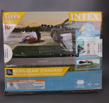 Colchão de ar queen size Intex 10 polegadas com bomba interna alimentada por USB Fastfill comprar usado  Enviando para Brazil