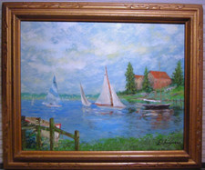 Vtg french impressionist for sale  Huguenot