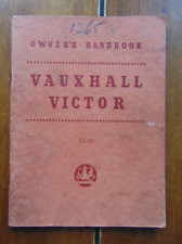Vauxhall victor owners for sale  CHORLEY