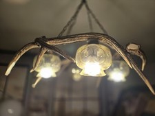 Antike geweih lampe gebraucht kaufen  Owschlag