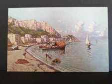 Cartolina capri pescatori usato  Italia