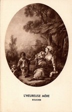 Cpa heureuse mère d'occasion  Marchaux