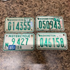 motorcycle plates wa for sale  Tacoma