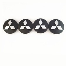 Tampas de roda 4X 60mm cromado preto cubo centro tampa 2,25" para MITSUBISHI PAJERO comprar usado  Enviando para Brazil