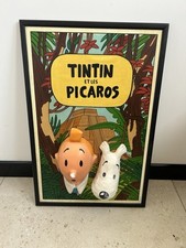 Cadre déco tintin d'occasion  Frénouville