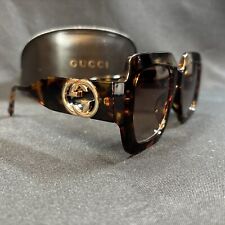 Usado, Gafas de sol GUCCI GG 8355 5619-142 marrón habana con lentes/estuche degradados marrones segunda mano  Embacar hacia Argentina