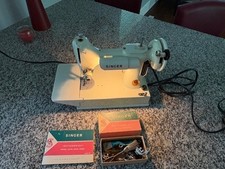Vintage singer white for sale  Muskegon