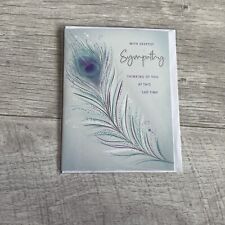 personalised sympathy cards for sale  LONDON