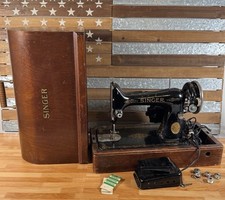 Máquina de costura vintage Simanco USAr modelo B.R. Motor 7 com ca de transporte, usado comprar usado  Enviando para Brazil
