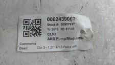 Abs pump clio for sale  SKELMERSDALE