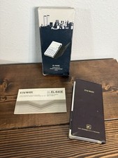 Raro Sharp EL-640 relógio sintetizado por voz e calculadora alarme falante Japão, usado comprar usado  Enviando para Brazil