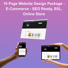 Page website design for sale  LEIGH