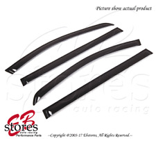 Viseira JDM preta profunda montada externa Mercedes-Benz GL320 GL450 GL550 2007-12 4 peças comprar usado  Enviando para Brazil