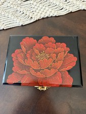 Usado, Laca Yakumo VINT - Acabamento espelhado, caixa de joias artesanato tradicional 7” x 6” comprar usado  Enviando para Brazil