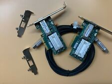 2PCS Mellanox MCX311A-XCAT CX311A ConnectX-3 EN Network Card 10GbE + cable SFP comprar usado  Enviando para Brazil