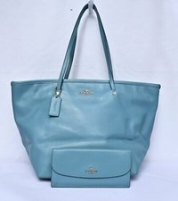 Coach turquoise leather for sale  Portland
