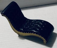 Cadeira lounge JBM Dollhouse couro preto e acabamento dourado muito boa, usada estado comprar usado  Enviando para Brazil