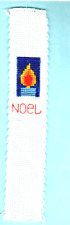 Christmas candle bookmark for sale  LONDON