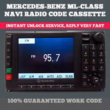 Cassete código rádio navegação MERCEDES-BENZ ML-CLASS ML320 ML350 ML430 ML500 ML55, usado comprar usado  Enviando para Brazil