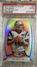 Tom Brady 2012 Topps Platinum Red Football Card #50 Graded PSA 2 /para mim it’s 10 comprar usado Tom Brady 2012 Topps Platinum Red Football Card #50 Graded PSA 2 /para mim it’s 10 comprar usado  Enviando para Brazil