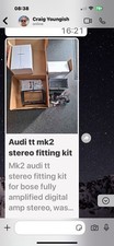 Audi stereo fitting for sale  JOHNSTONE