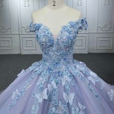 Dusty blue quinceanera d'occasion  Expédié en Belgium