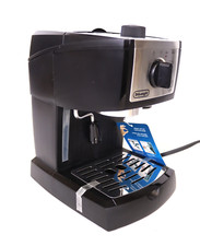 Cafeteira de espresso De'Longhi Pump em preto/aço inoxidável, usado comprar usado  Enviando para Brazil