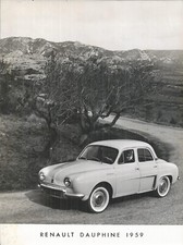 Renault dauphine 1959 d'occasion  Expédié en Belgium