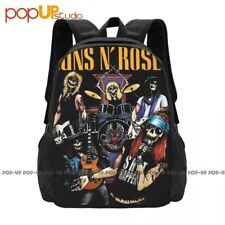 Mochila unissex temática banda rock GUNS & ROSES 42 x 32 x 14cm comprar usado  Enviando para Brazil