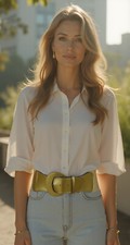 Women gold wide for sale  Los Angeles