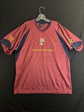 Camisa de futebol masculina IRON MAIDEN XXL The Final Frontier World Tour 2010 vermelha, usado comprar usado  Enviando para Brazil