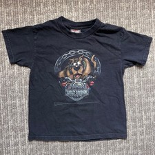 Vintage 2008 Scooby-Doo Taz Harley Davidson Motocicleta Preta Infantil 6-8 comprar usado Vintage 2008 Scooby-Doo Taz Harley Davidson Motocicleta Preta Infantil 6-8 comprar usado  Enviando para Brazil