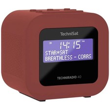 Budzik radiowy z DAB, FM, wyświetlaczem LCD, czerwony, TechniSat TECHNIRADIO 40, PRZETESTOWANY na sprzedaż  Wysyłka do Poland