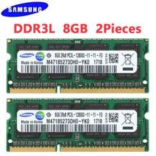 SAMSUNG 16GB 2x8GB DDR3L 1600MHz PC3L-12800S SO-DIMM Laptop Memory 1.35V 204Pins, usado comprar usado  Enviando para Brazil